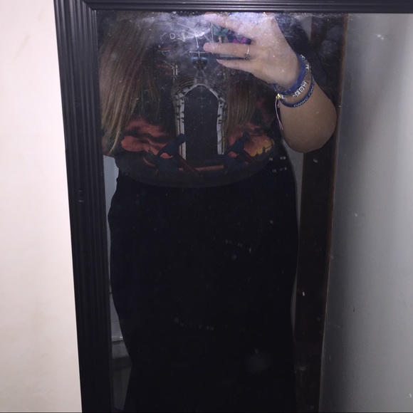 lane bryant long black skirt - Picture 3 of 3